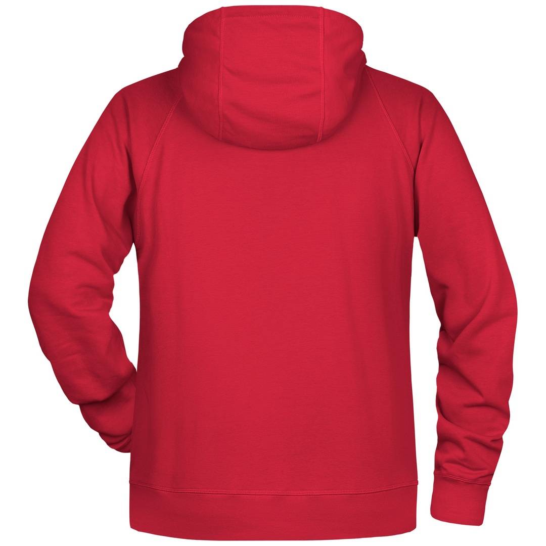 James & Nicholson Kapuzensweat JN8024 Gr. 5XL red