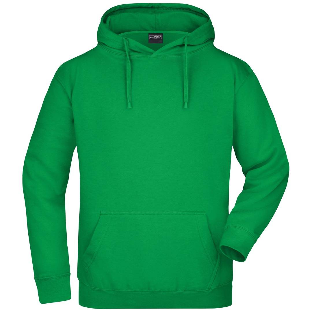 James & Nicholson Kinder Kapuzensweatshirt JN047K Gr. S-116 fern-green