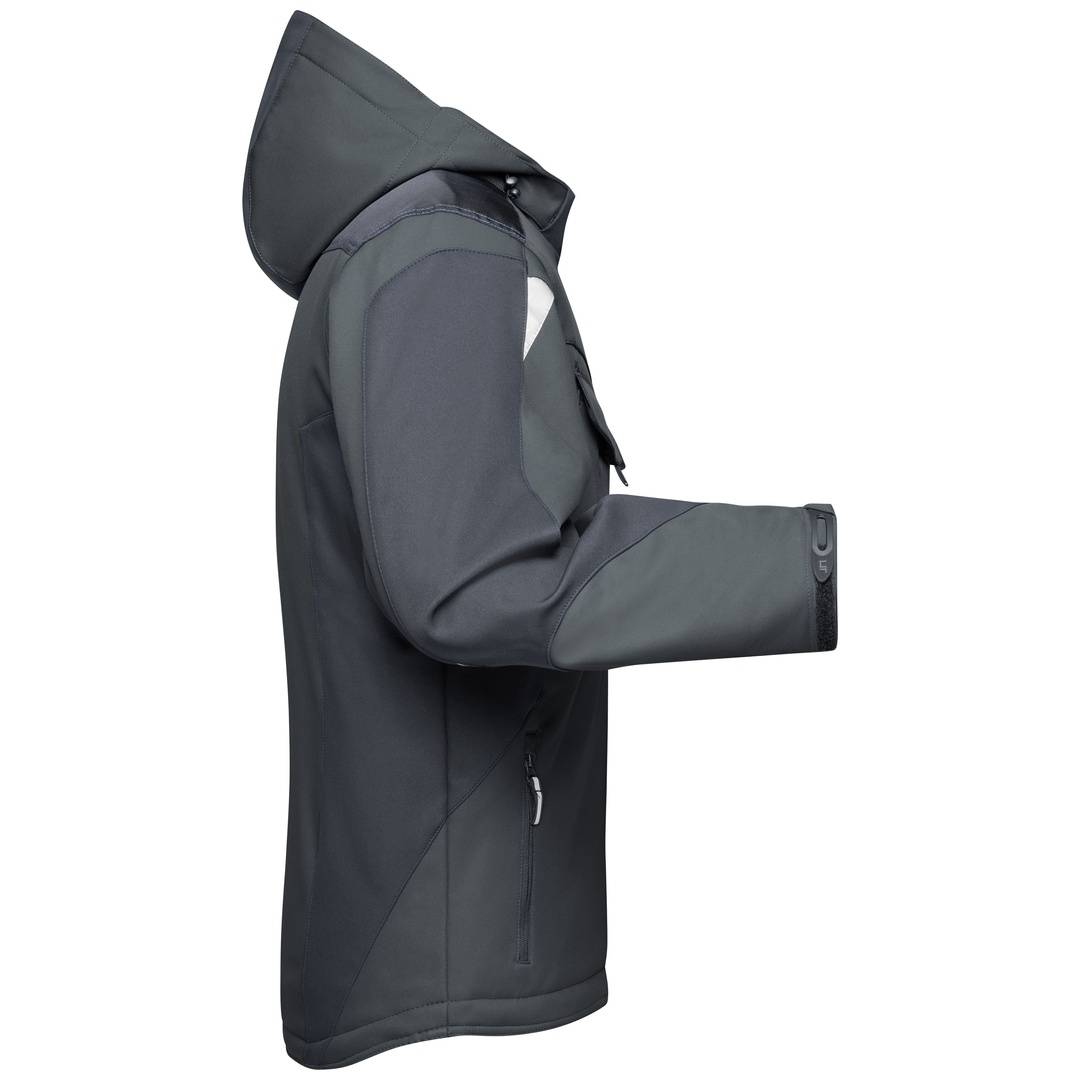 James & Nicholson Professionelle Softshelljacke mit Innenfutter JN824 Gr. 4XL black/black
