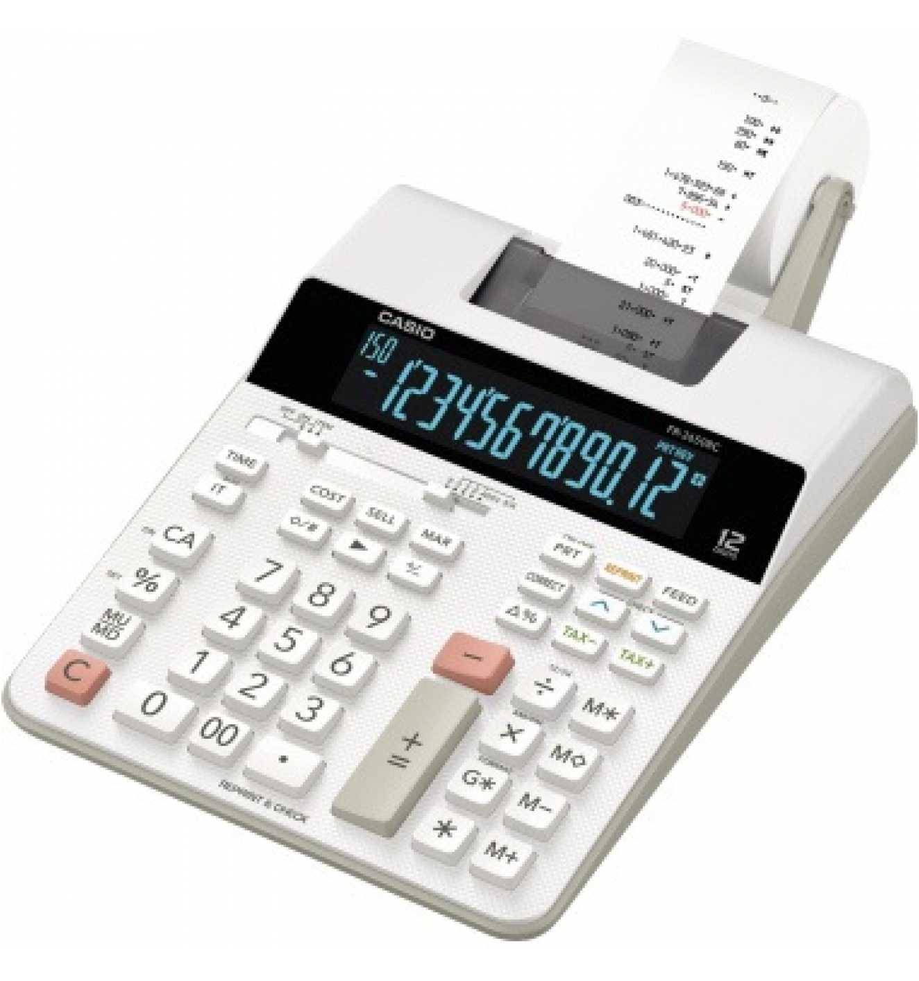 CASIO Tischrechner FR-2650RC Netzbetrieb 12Zeichen ws