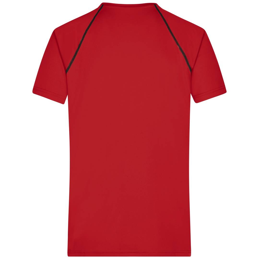 James & Nicholson Funktions-Shirt Herren JN496 Gr. M red/black
