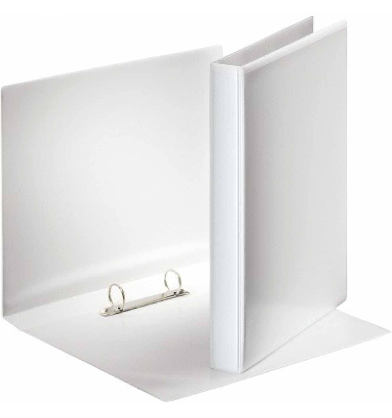 LEITZ Esselte Präsentationsringbuch 49708 DIN A4 25mm 2Ringe PP weiß