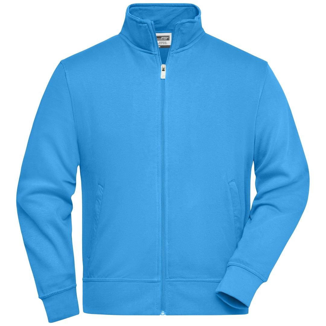 James & Nicholson Sweatjacke JN836 Gr. 4XL aqua