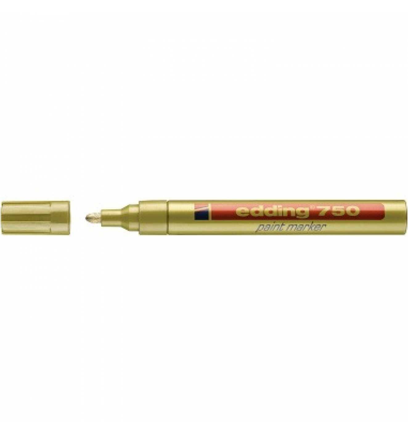 Edding Lackmarker 750 4-750053 2-4mm Rundspitze permanent gold