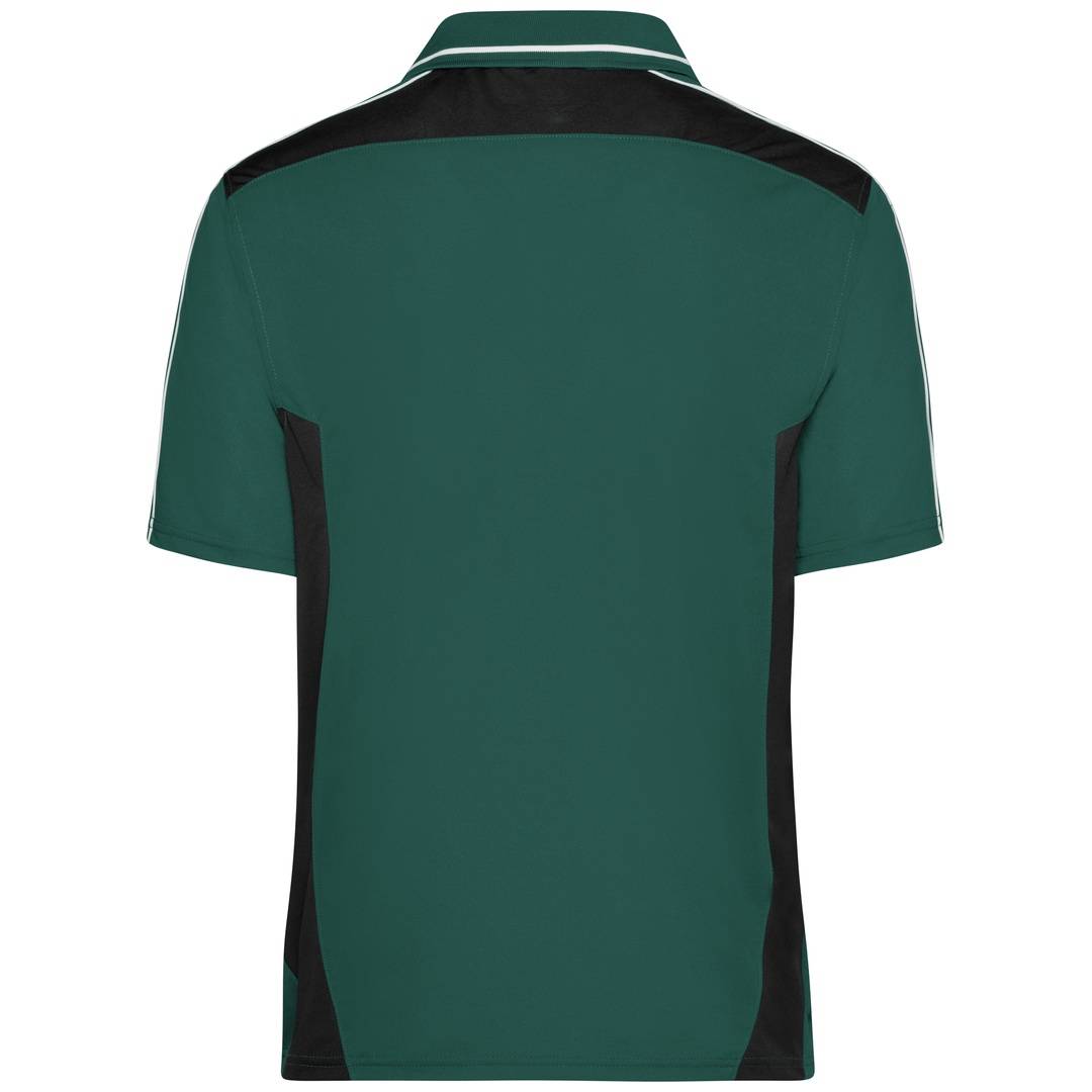 James & Nicholson Poloshirt Herren JN828 Gr. XS dark-green/black