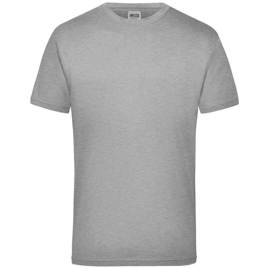 James & Nicholson Workwear T-Shirt Herren JN800 Gr. 2XL grey-heather