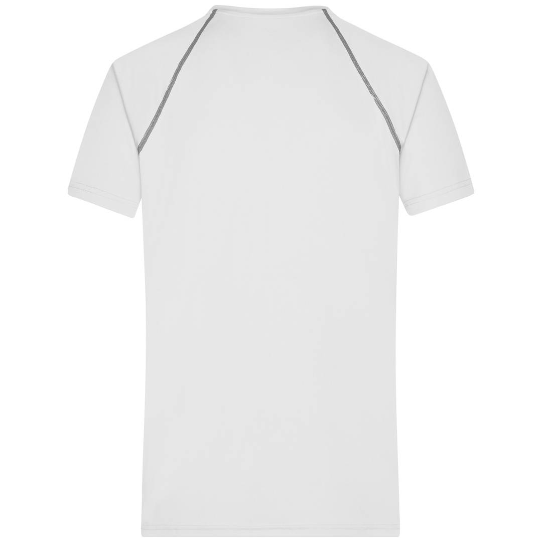James & Nicholson Funktions-Shirt Herren JN496 Gr. 2XL white/silver