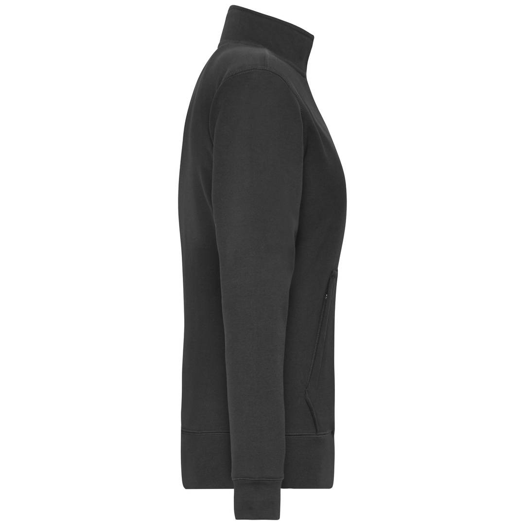 James & Nicholson Fleecejacke Damen JN1809 Gr. 4XL schwarz