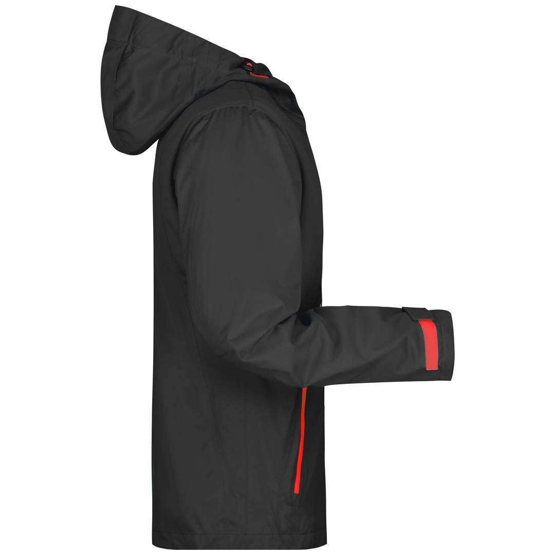 James &amp; Nicholson Ultraleichte Softshelljacke Herren JN1098 Gr. 3XL black/red