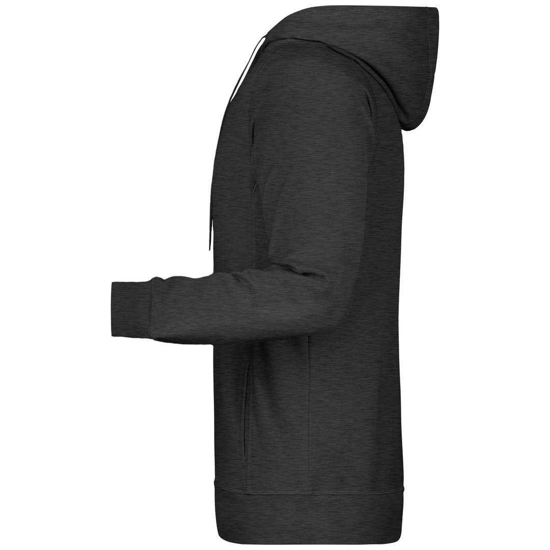 James & Nicholson Kapuzensweat JN8024 Gr. 2XL black-heather