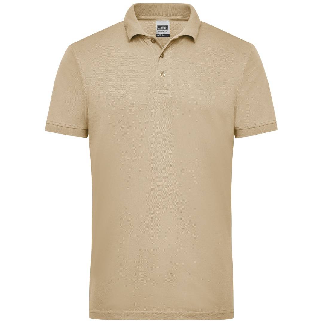 James & Nicholson Poloshirt Herren JN830 Gr. XS stone