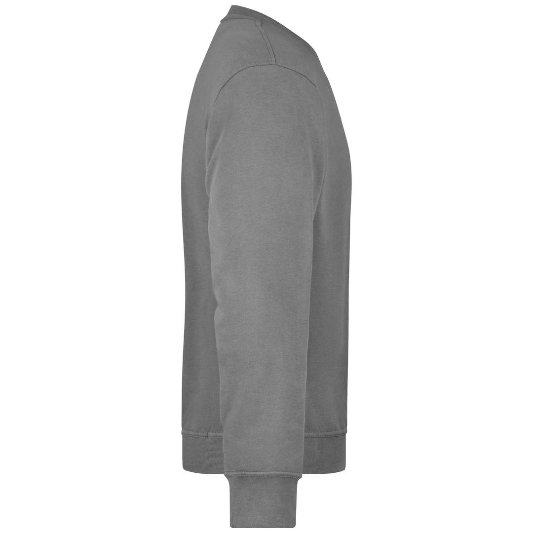 James & Nicholson Klassisches Rundhals-Sweatshirt JN840, Gr. M carbon
