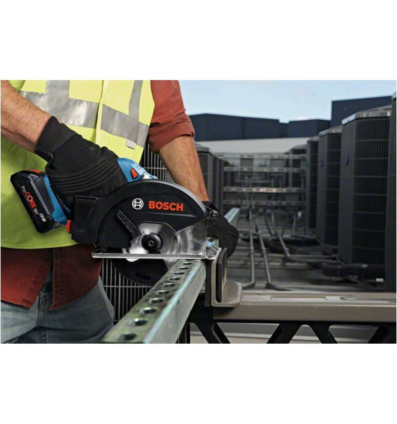 Bosch Professional GKM 18V-50 Akku-Handkreissäge Schnitttiefe max. (90°) 50 mm 18 V 5 Ah