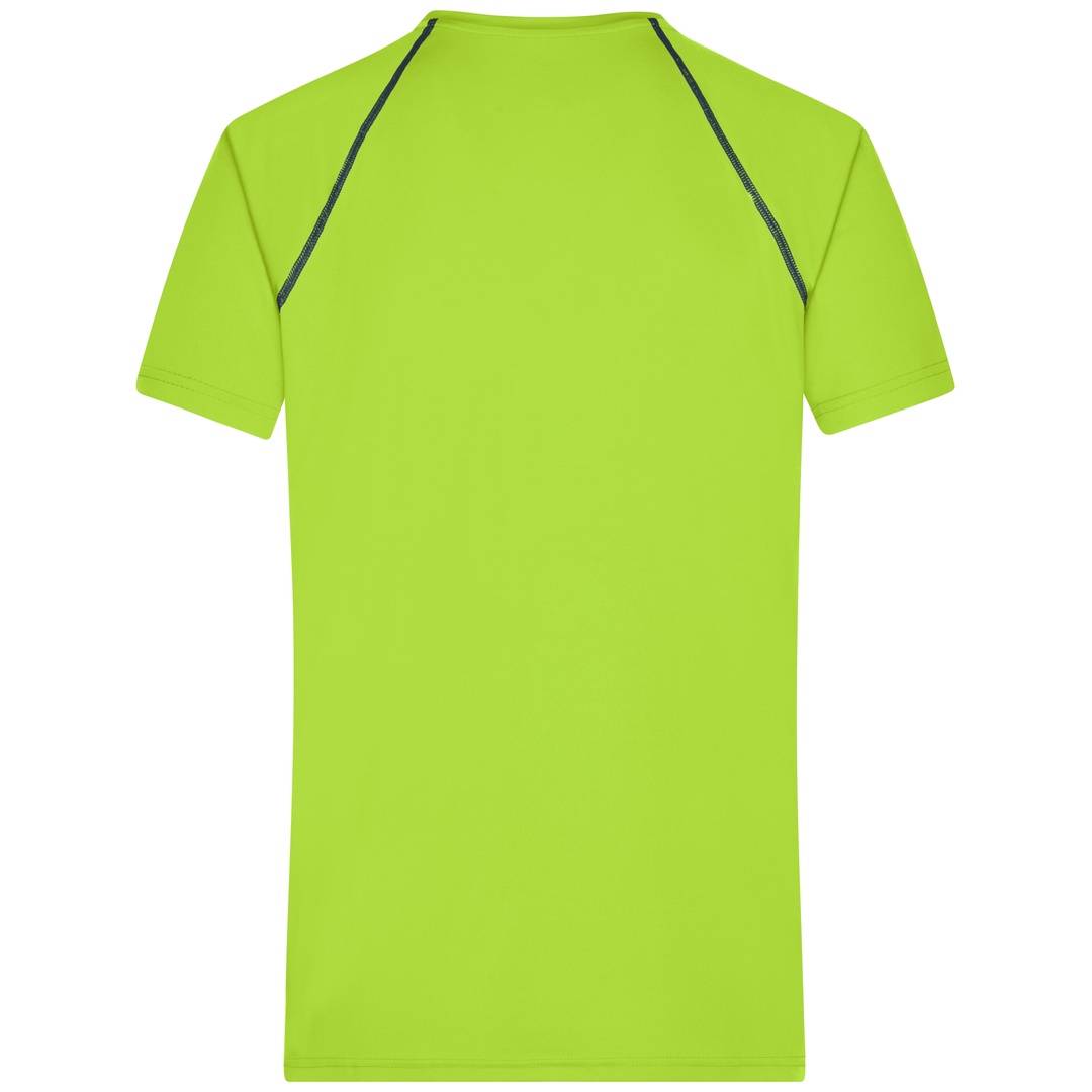 James & Nicholson Funktions-Shirt Herren JN496 Gr. S bright-yellow/bright-blue