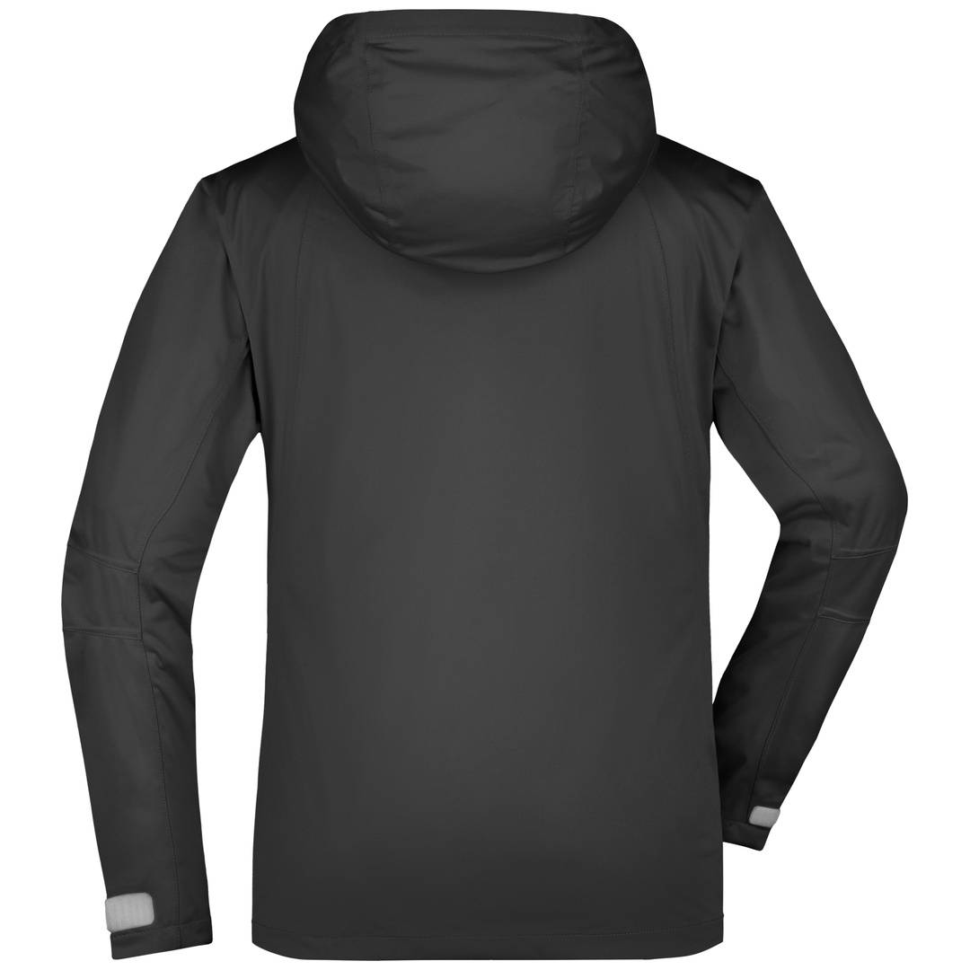 James &amp; Nicholson Ultraleichte Softshelljacke Damen JN1097 Gr. 2XL schwarz/silber