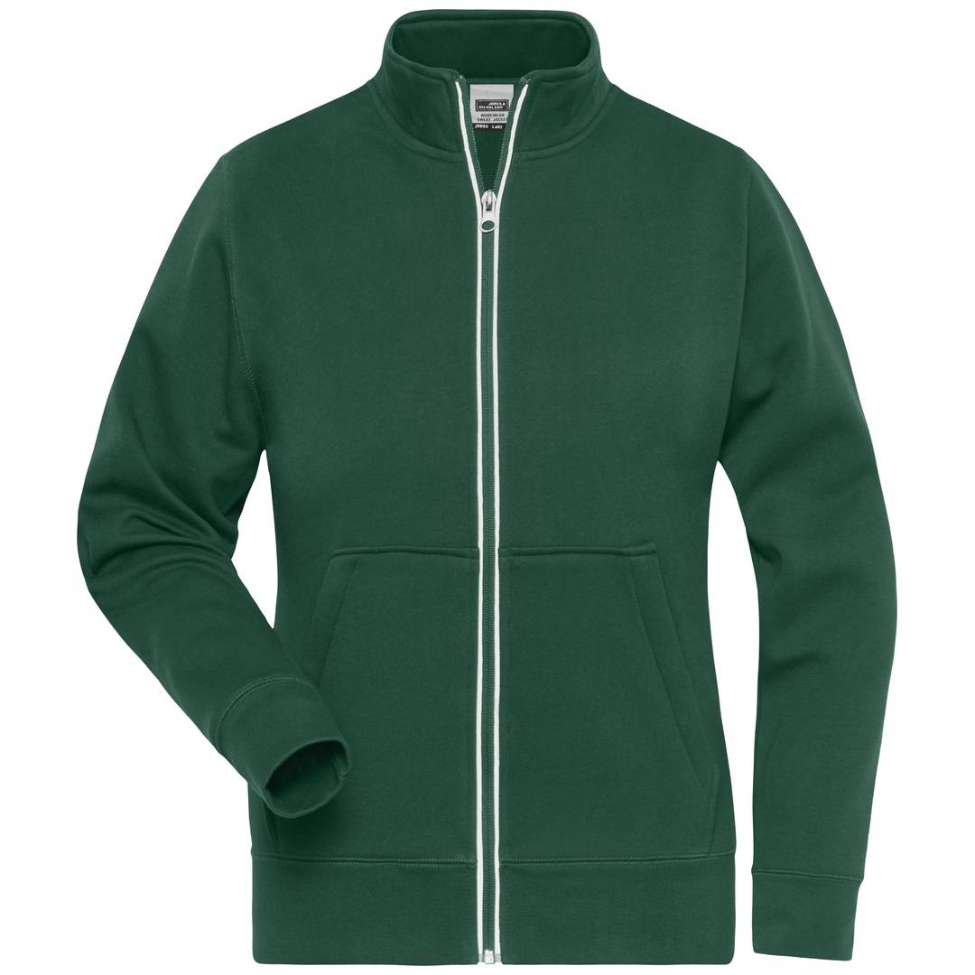 James & Nicholson Fleecejacke Damen JN1809 Gr. M dark-green