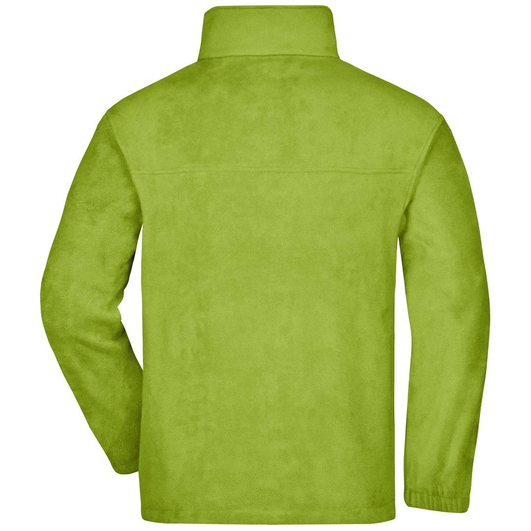 James & Nicholson Full-Zip Herren Fleecejacke JN044 Gr. 2XL lime-green