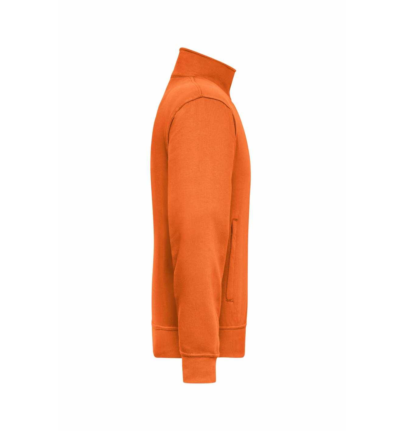 James & Nicholson Sweatjacke JN836 Gr. 4XL orange