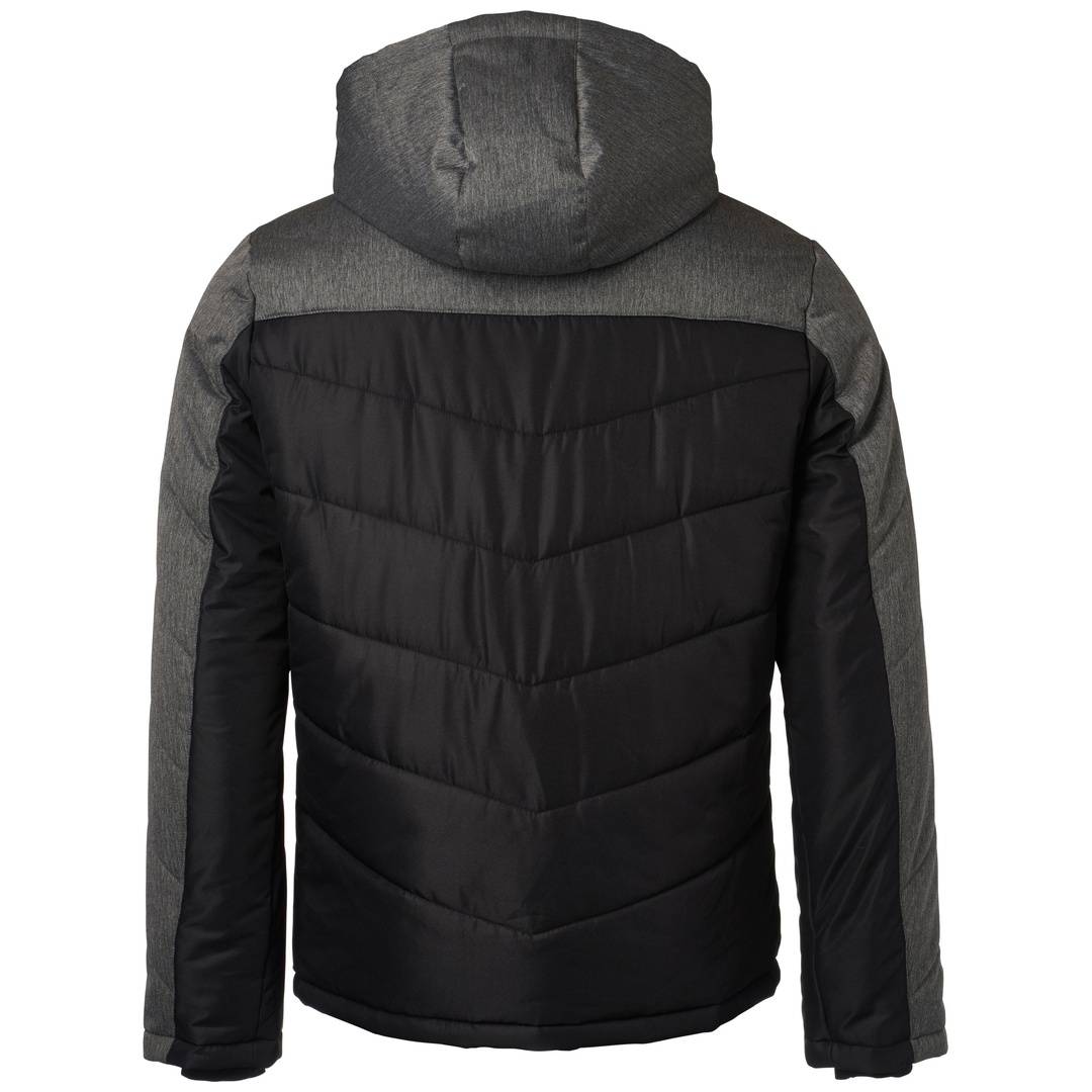 James & Nicholson sportliche Winterjacke JN1134 Gr. 2XL schwarz/anthrazit-melange