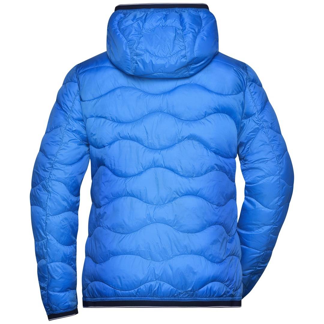 James & Nicholson Steppjacke mit Wattierung Damen JN1155 Gr. L blau/navy