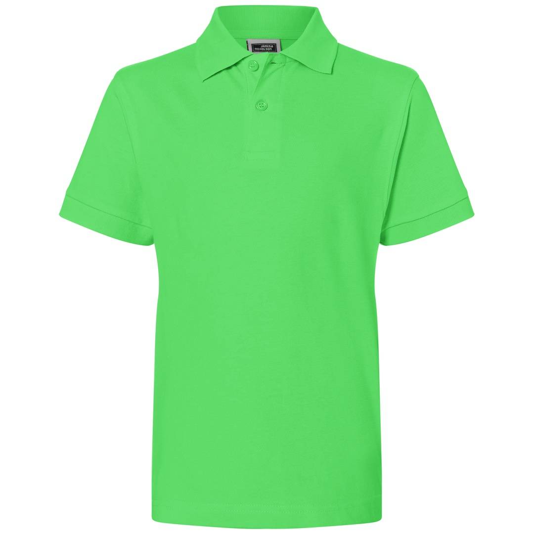 James & Nicholson Poloshirt Kinder JN070K Gr. 2XL-158/164 lime-green