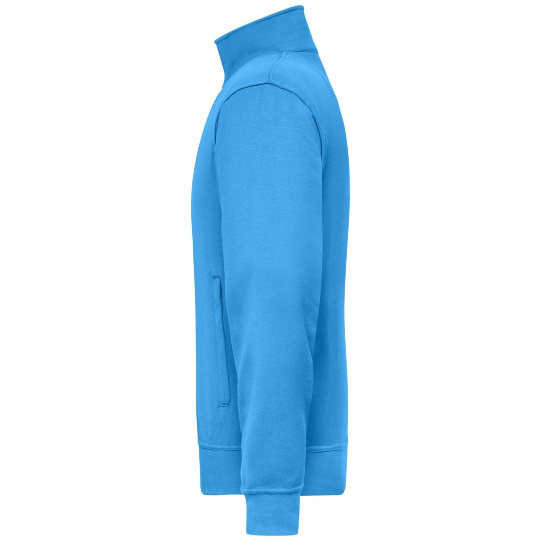 James & Nicholson Sweatjacke JN836 Gr. XXL aqua