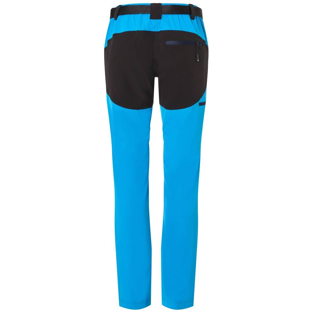 James &amp; Nicholson Bi-elastische Damen Trekkinghose JN1205 Gr. S bright-blue/navy