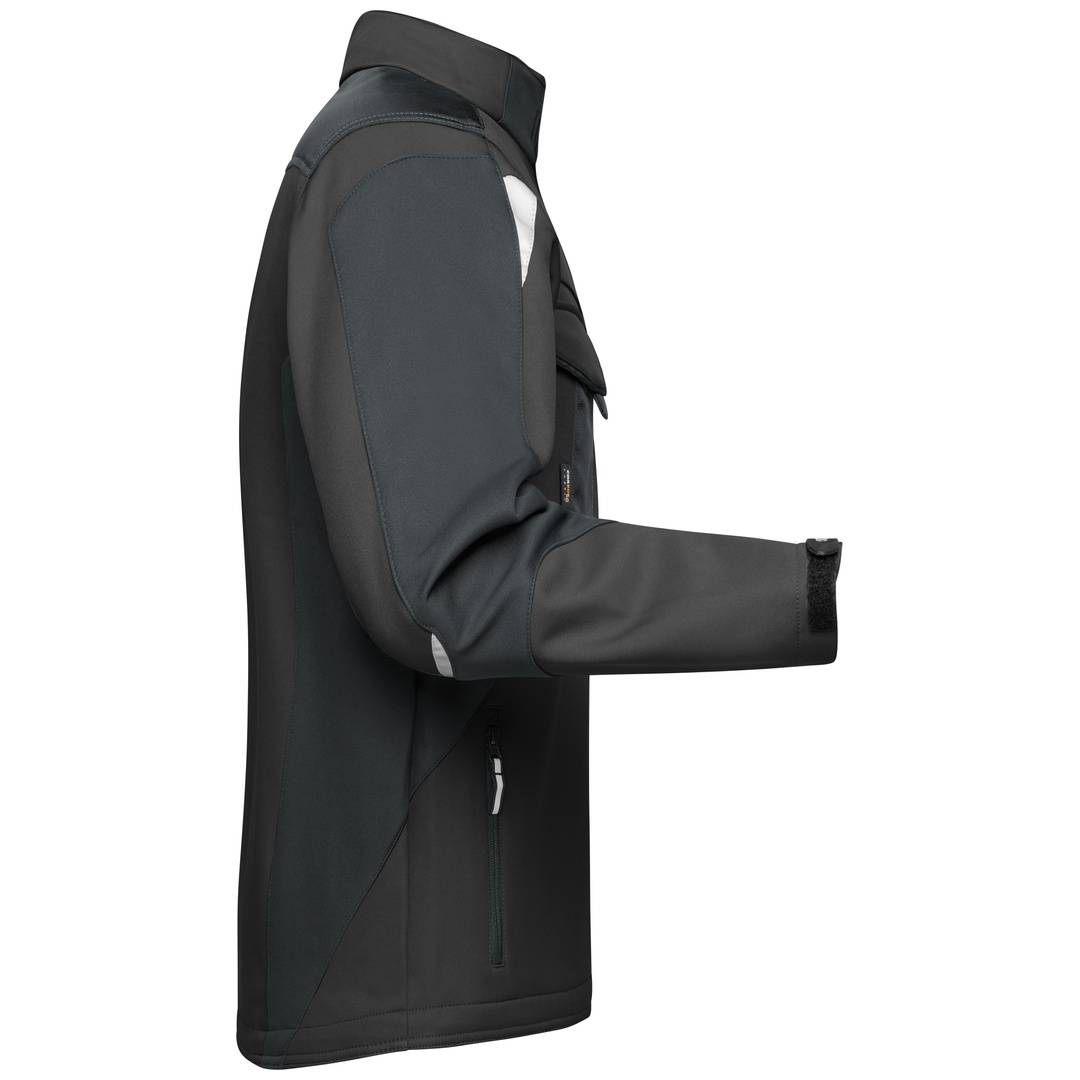 James & Nicholson Professionelle Softshelljacke JN844 Gr. 2XL black