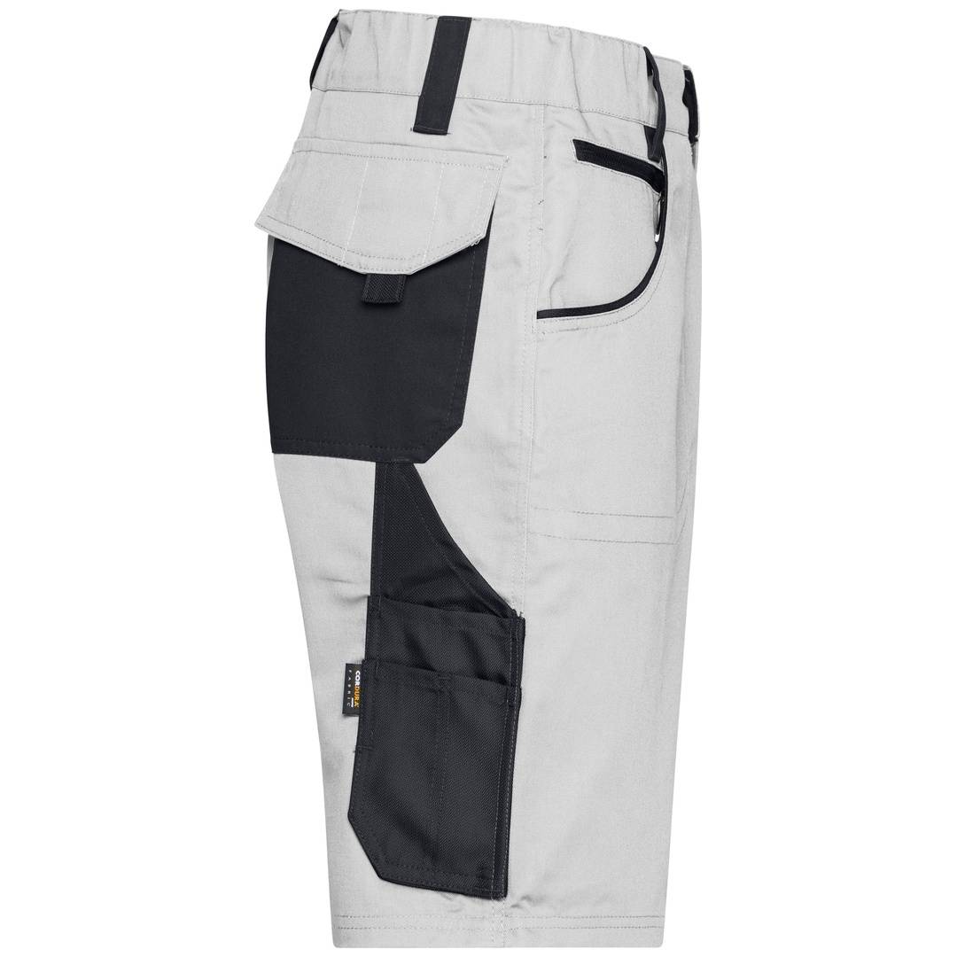 James & Nicholson Workwear Bermuda JN835 Gr. 42 white/carbon