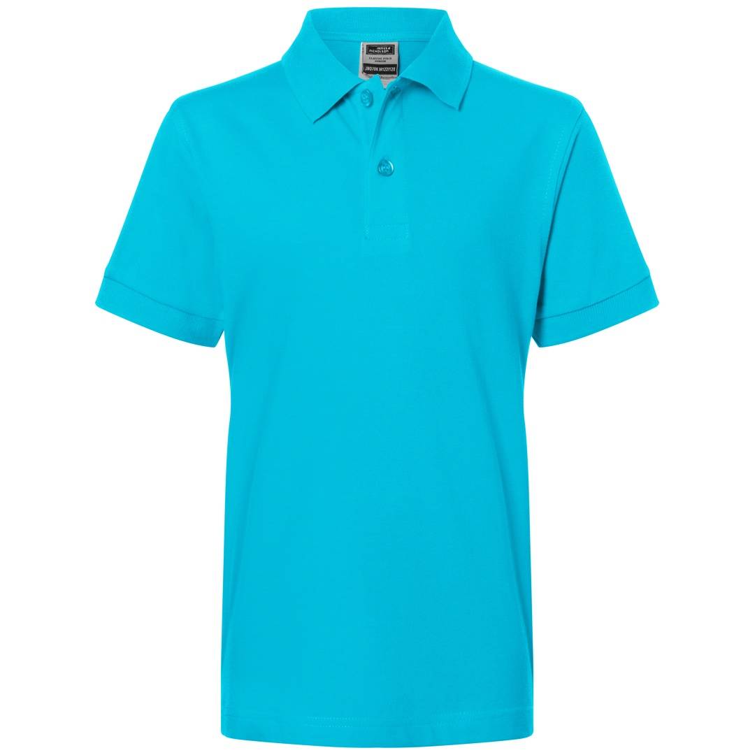 James & Nicholson Poloshirt Kinder JN070K Gr. L-134/140 turquoise