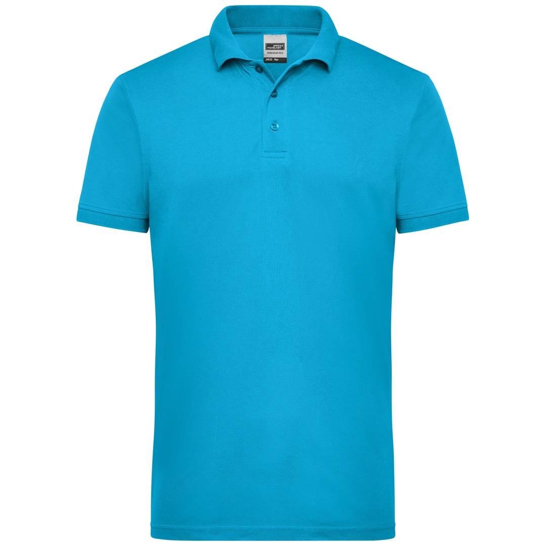 James & Nicholson Poloshirt Herren JN830 Gr. 4XL turquoise