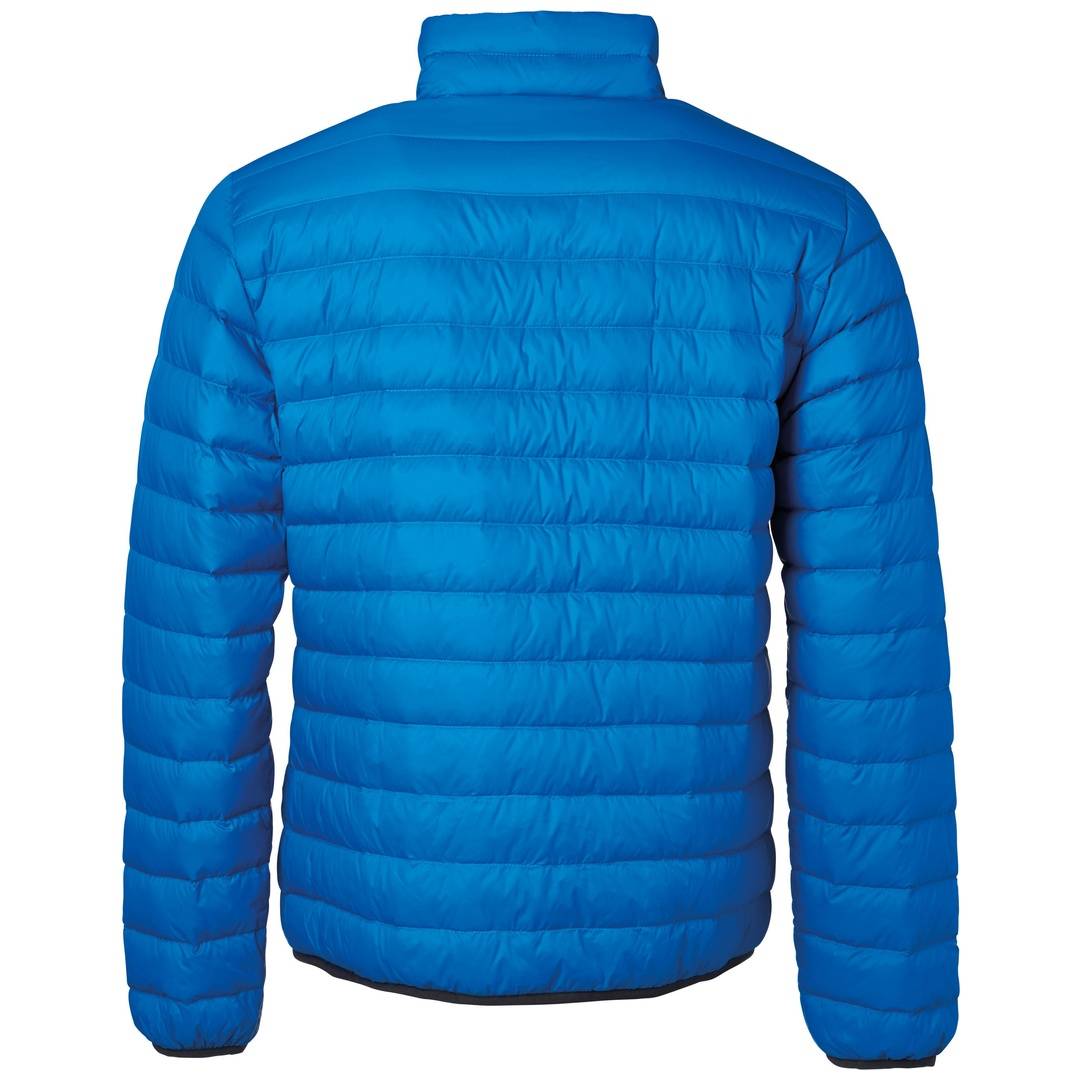 James & Nicholson Mens Down Jacket JN1140 Gr. M cobalt/silver