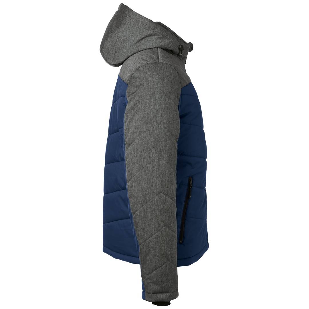 James & Nicholson sportliche Winterjacke JN1134 Gr. XL navy/anthrazit-melange
