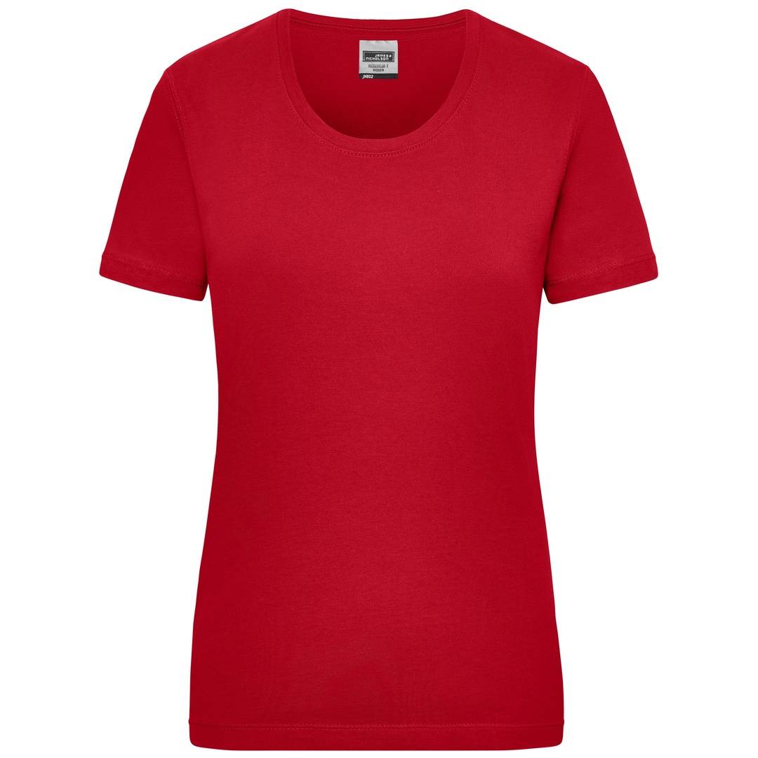 James & Nicholson Workwear T-Shirt Damen JN802 Gr. S red