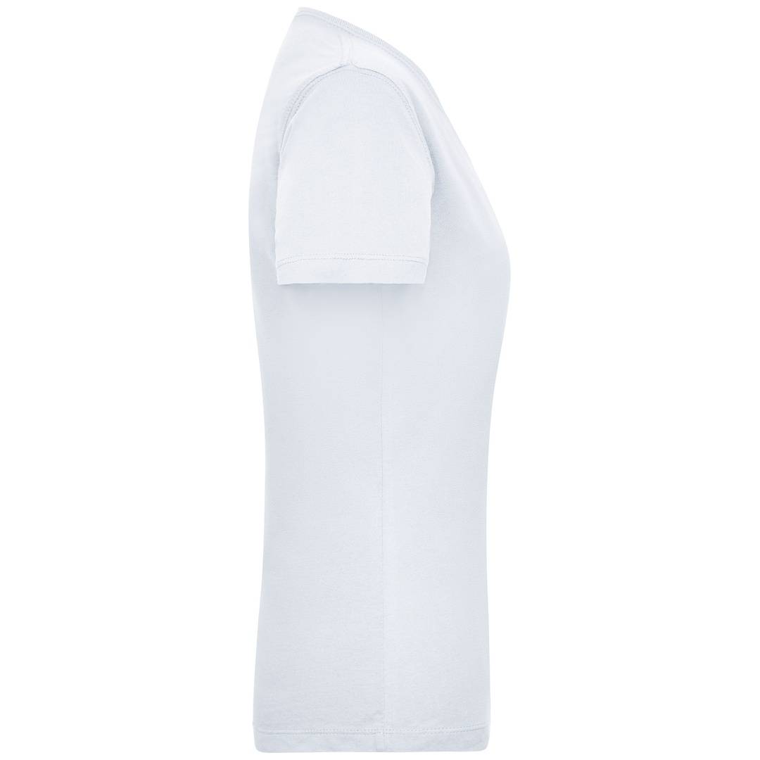 James & Nicholson Workwear T-Shirt Damen JN802 Gr. L white