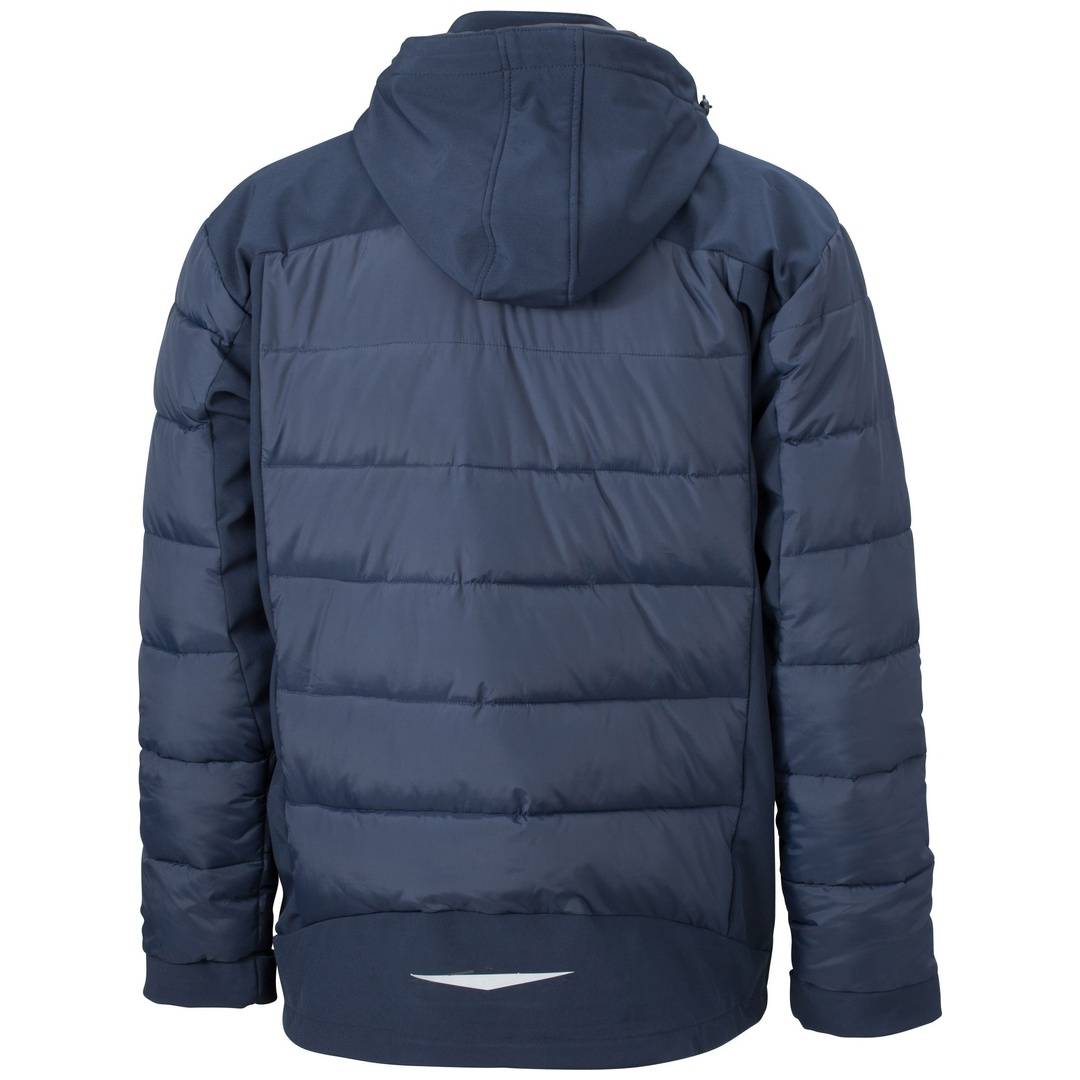 James & Nicholson Mens Outdoor Hybrid Jacket JN1050 Gr. S navy