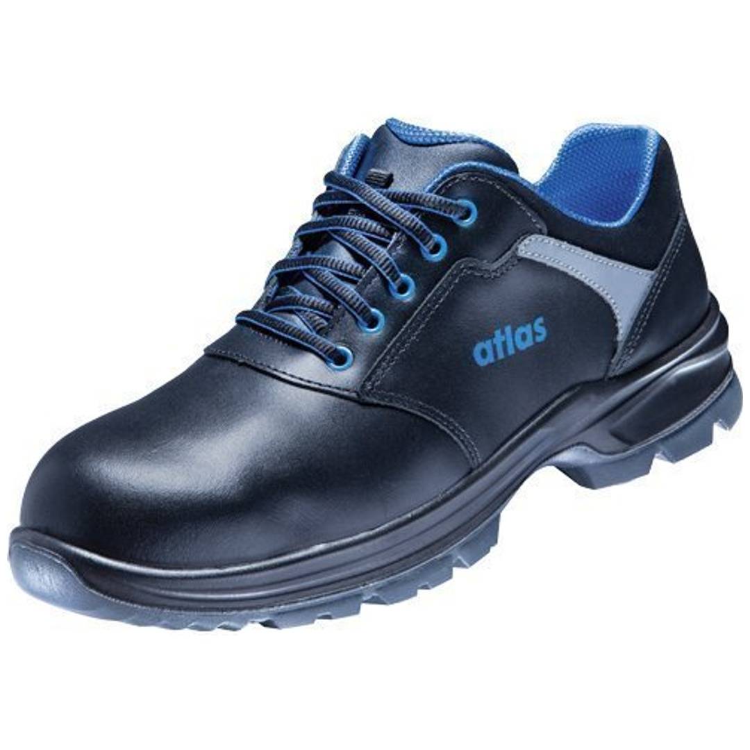 Atlas Sicherheitshalbschuh Anatomic Bau 540 S3 SRC DGUV W10 Gr. 47 schwarz/blau