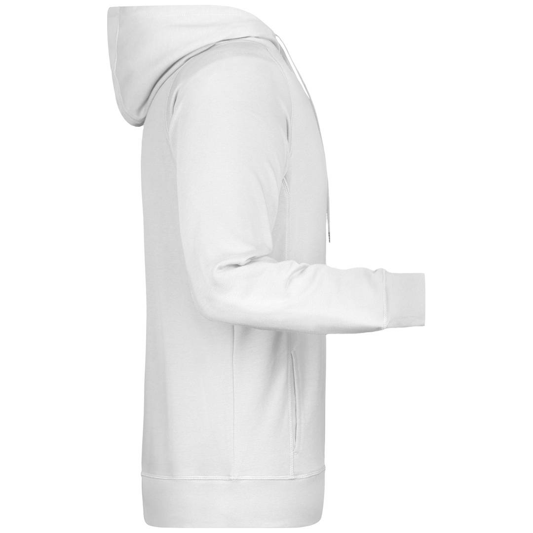 James & Nicholson Kapuzensweat JN8024 Gr. 5XL white