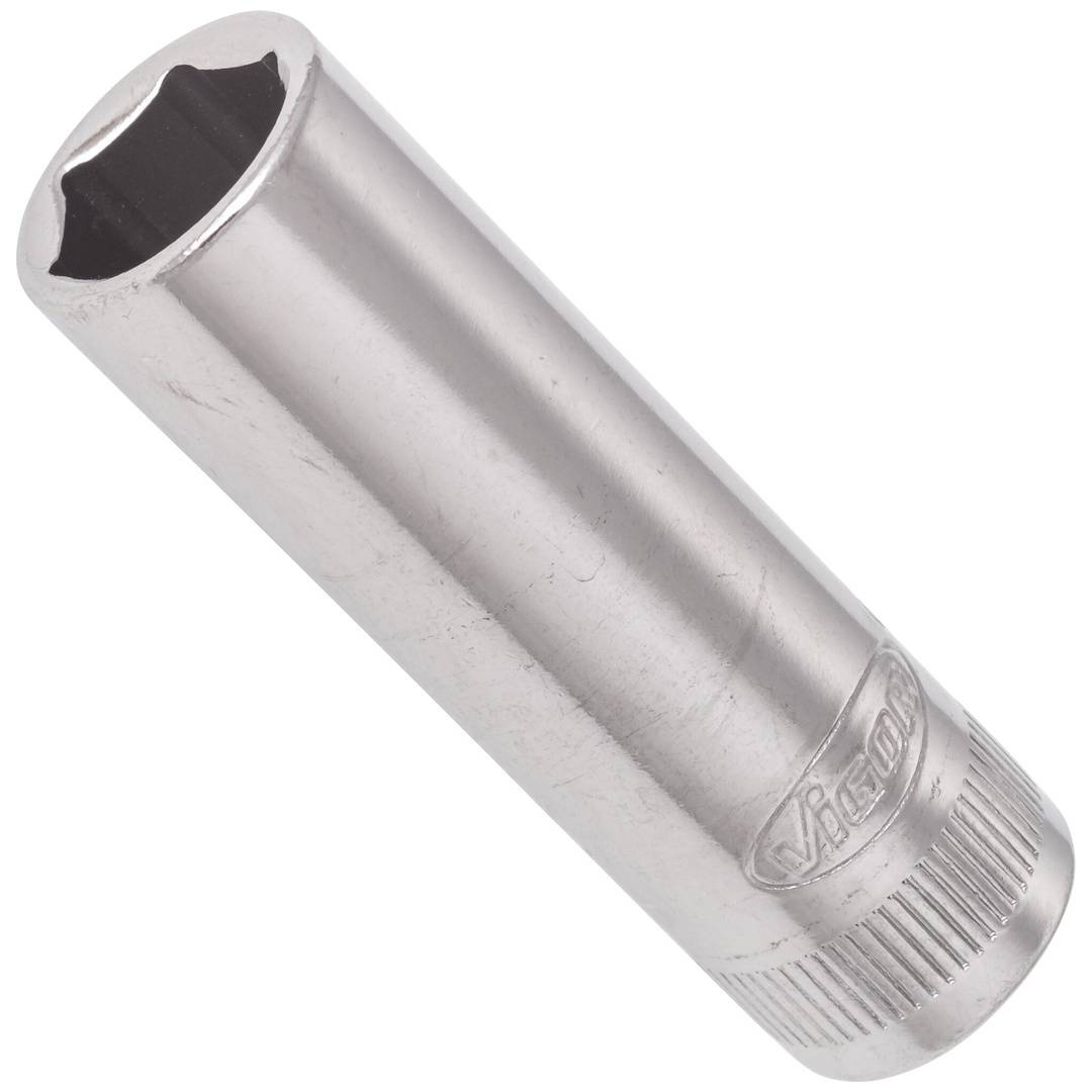 Hazet VIGOR Sechskant Steckschlüsseleinsatz, lang, Vierkant hohl 6,3 mm (1/4), Außen Sechskant Profil, 10 mm