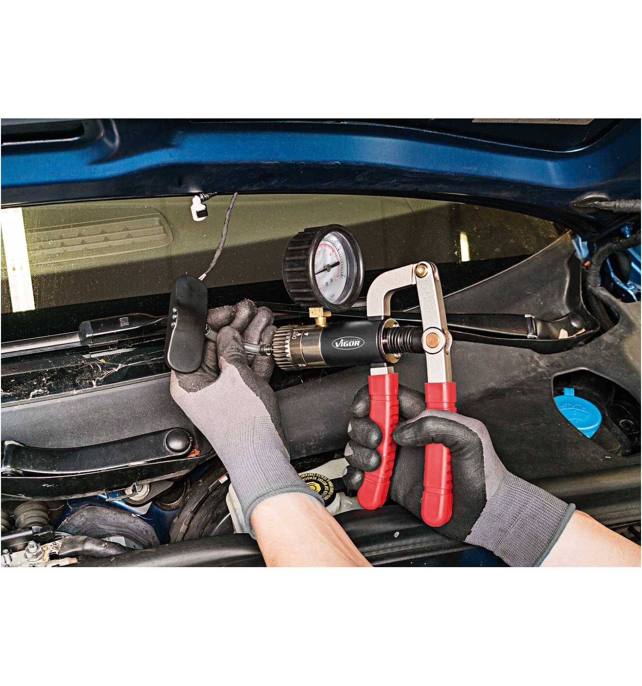 VIGOR GmbH VIGOR Vakuum- und Druckpumpen Satz, V4325, 28 x, Anzahl Werkzeuge: 28 18201242