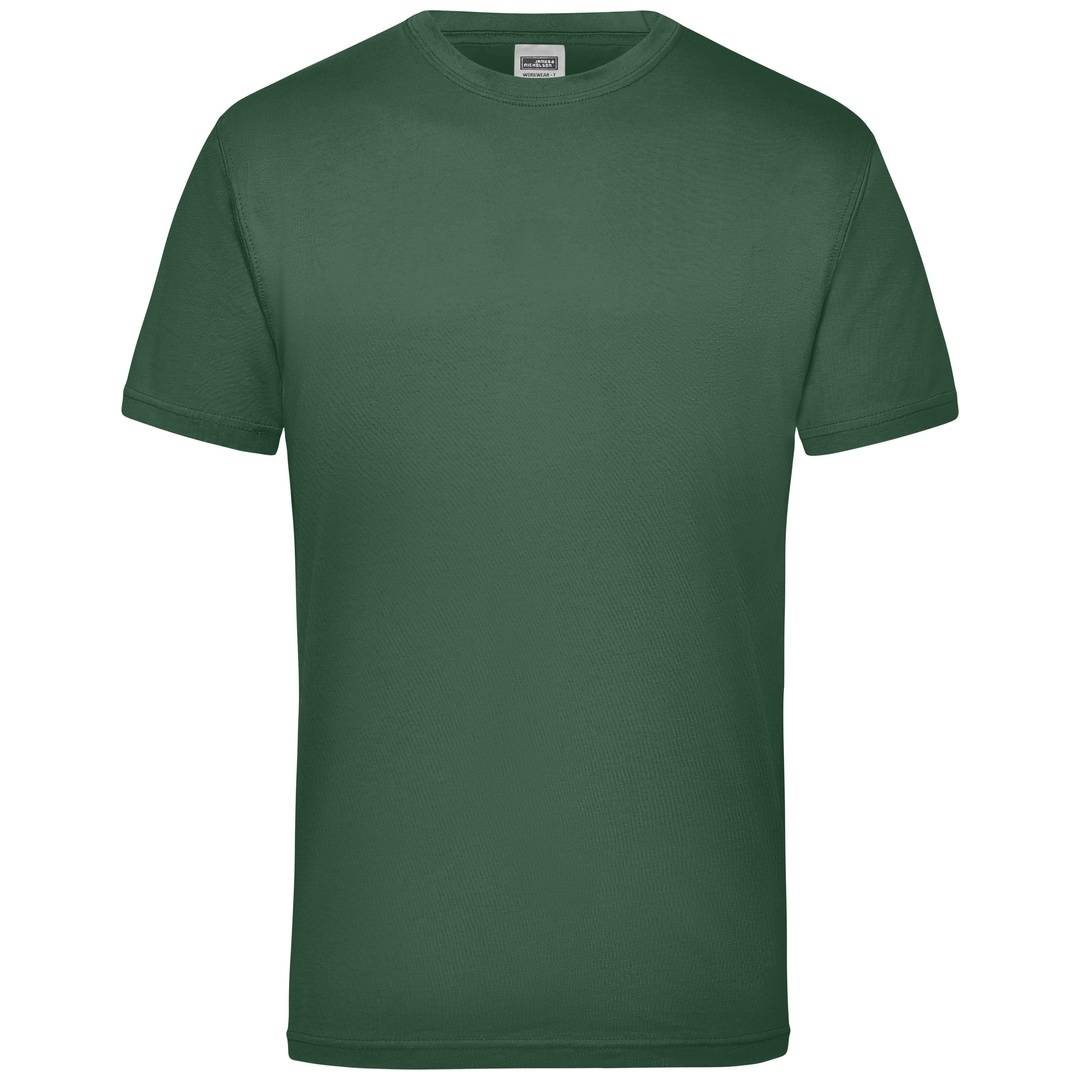 James & Nicholson Workwear T-Shirt Herren JN800 Gr. L dark-green