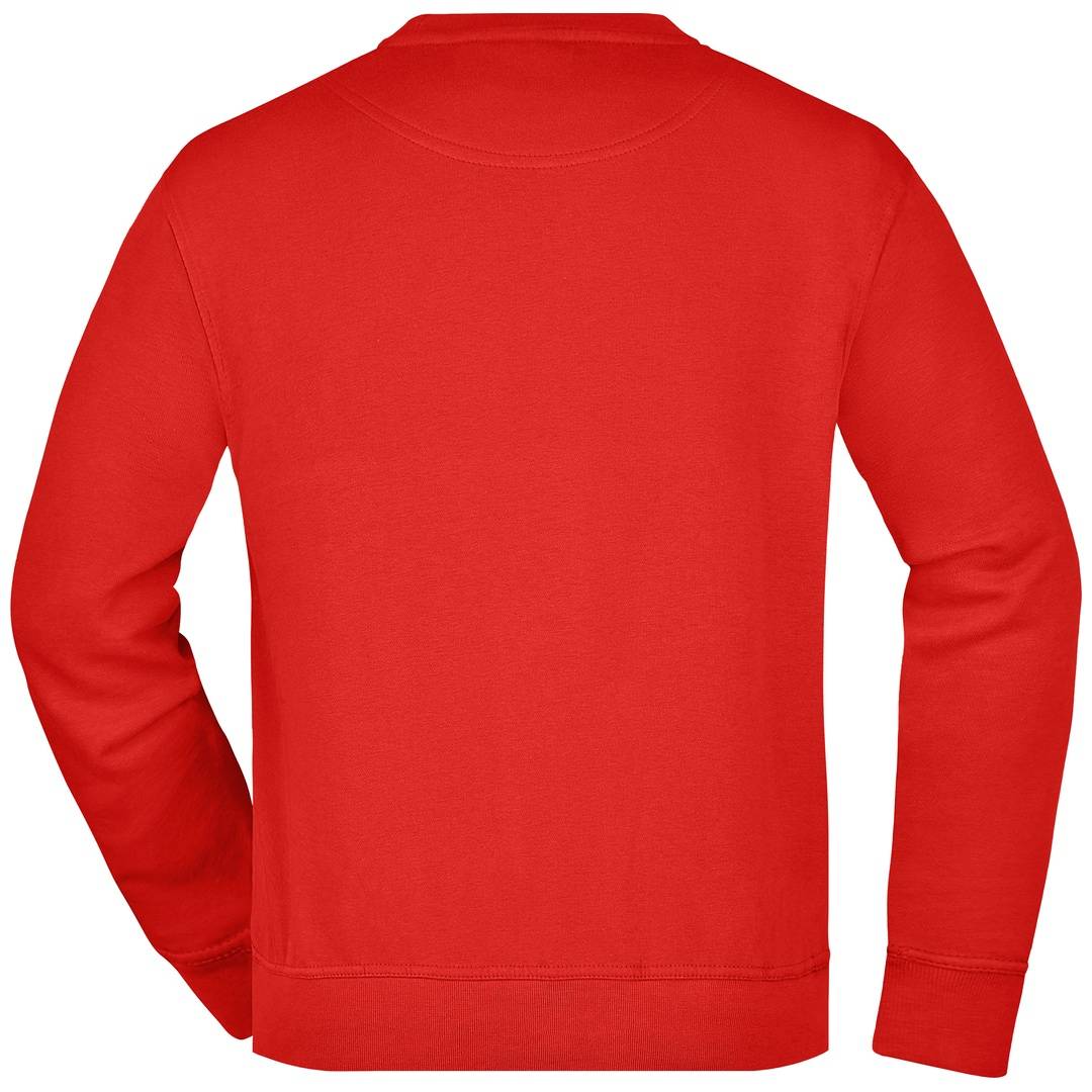 James & Nicholson Klassisches Rundhals-Sweatshirt JN840, Gr. 6XL red