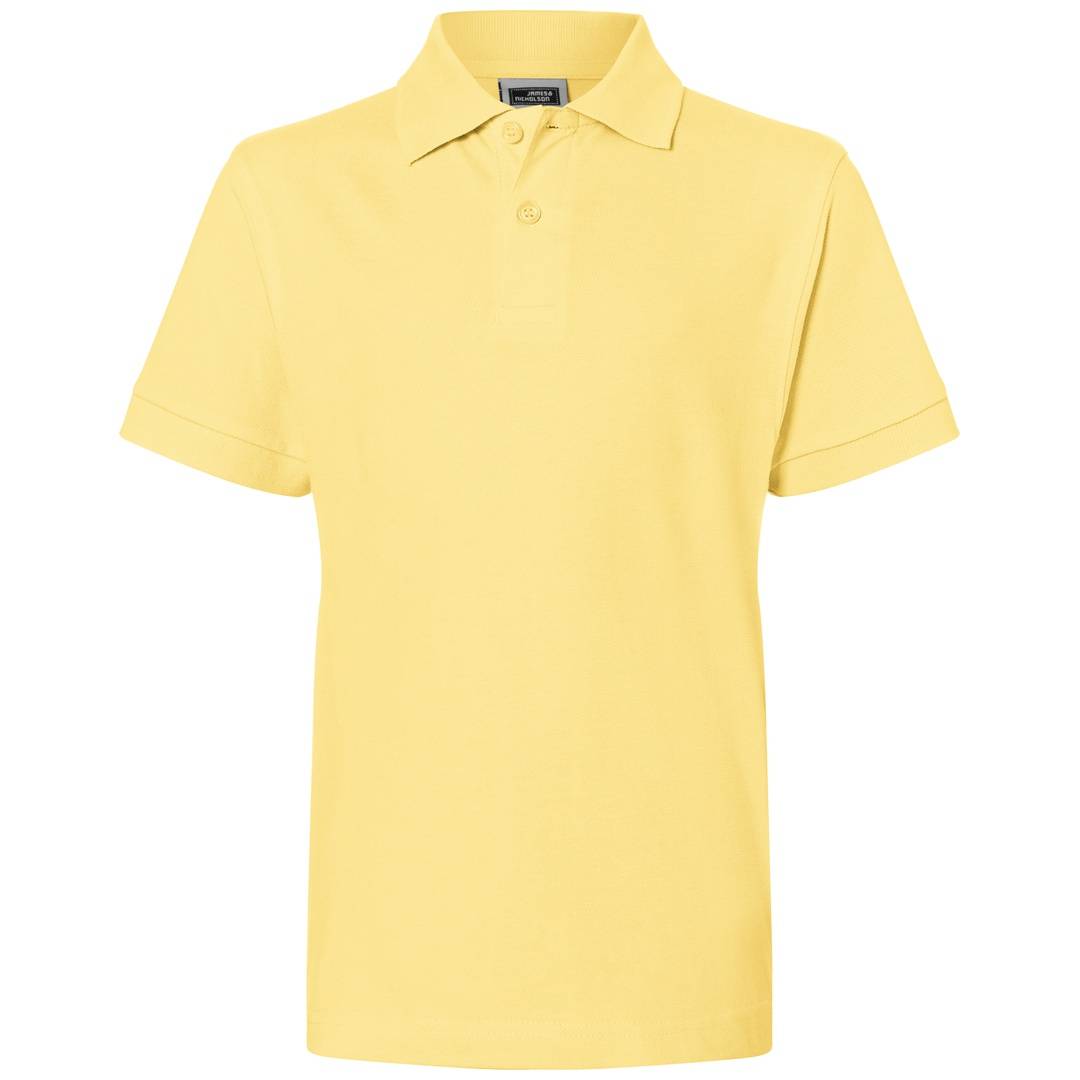 James & Nicholson Poloshirt Kinder JN070K Gr. XS-98/104 light-yellow