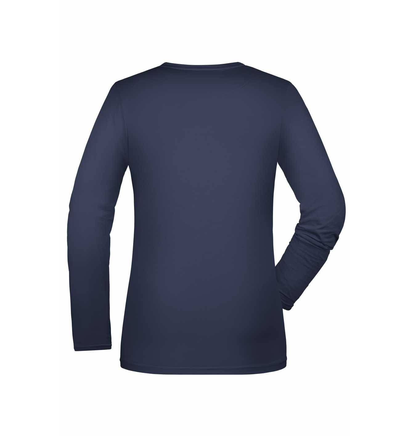 James & Nicholson Langarmshirt Damen JN054 Gr. M navy