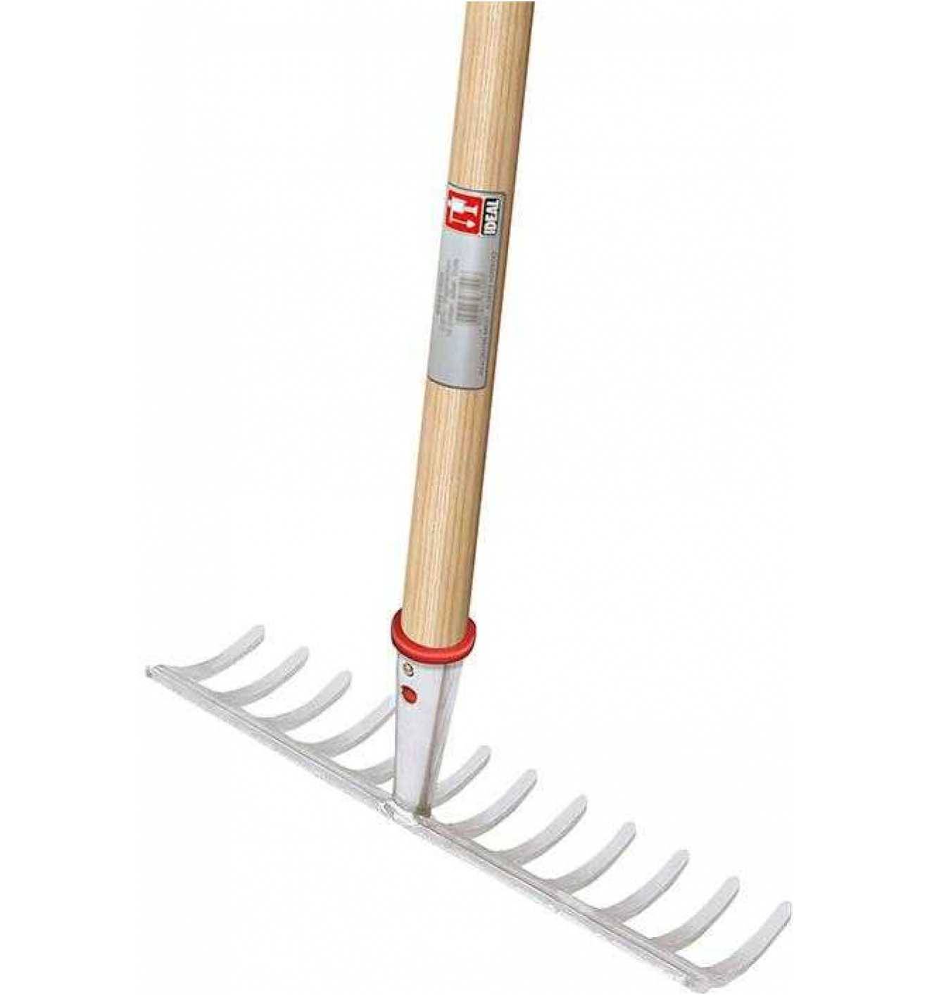 Gartenrechen m. Stiel 14ZArbeitsbreite 360 mm