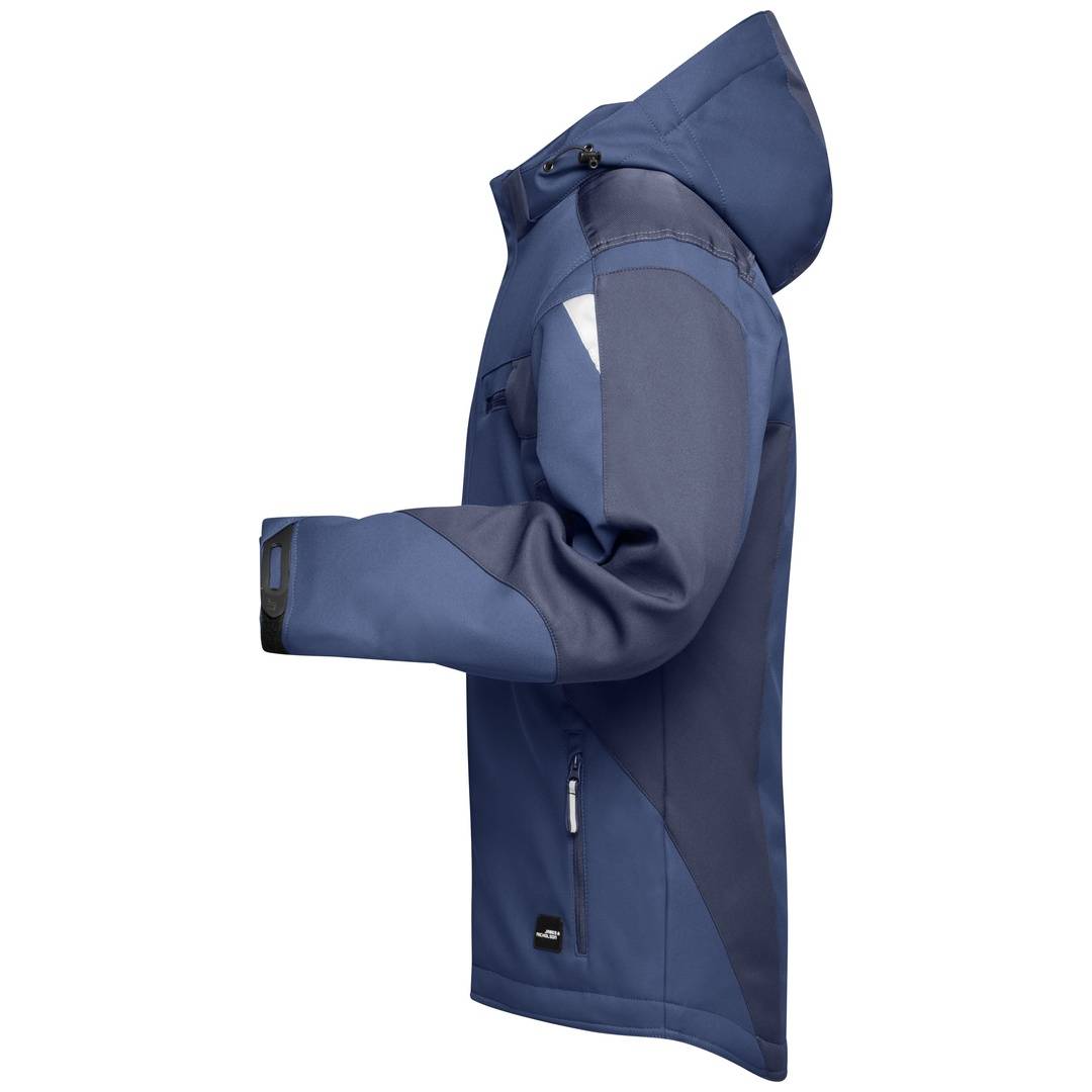 James & Nicholson Professionelle Softshelljacke mit Innenfutter JN824 Gr. 3XL navy/navy