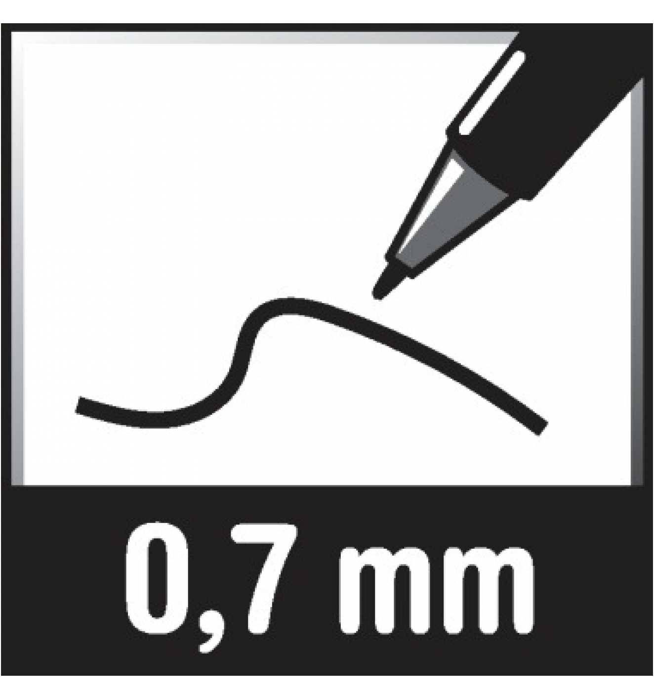 BIC Fineliner Intensity Medium 964782 Wasserbasis 0,7mm violett