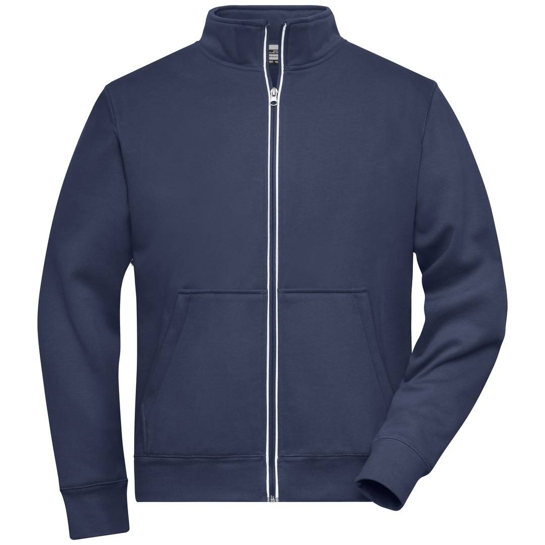 James & Nicholson Fleecejacke Herren JN1810 Gr. 6XL navy