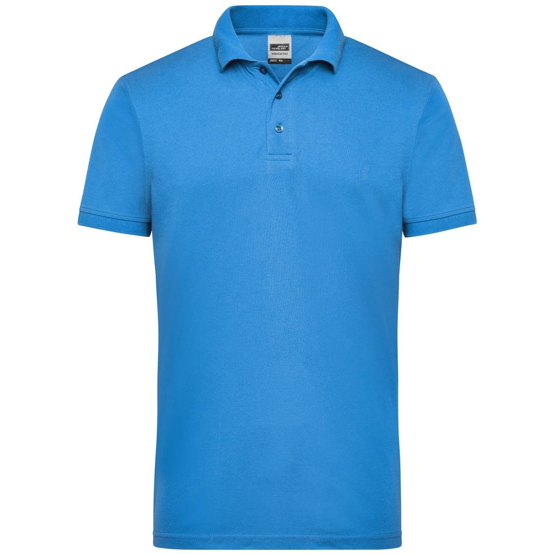 James & Nicholson Poloshirt Herren JN830 Gr. M aqua
