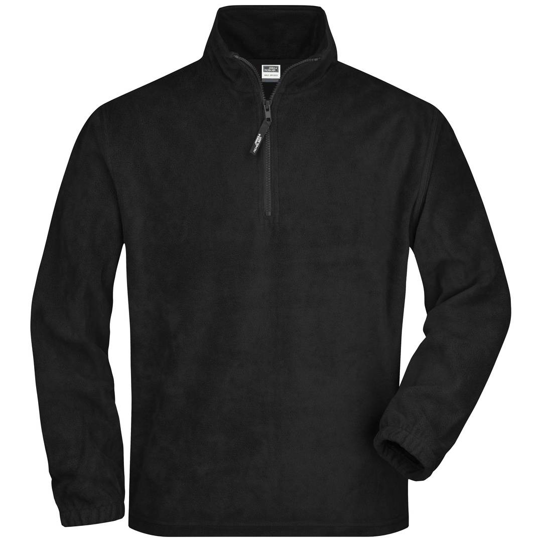 James & Nicholson Sweatshirt in schwerer Fleece-Qualität JN043 Gr. L black